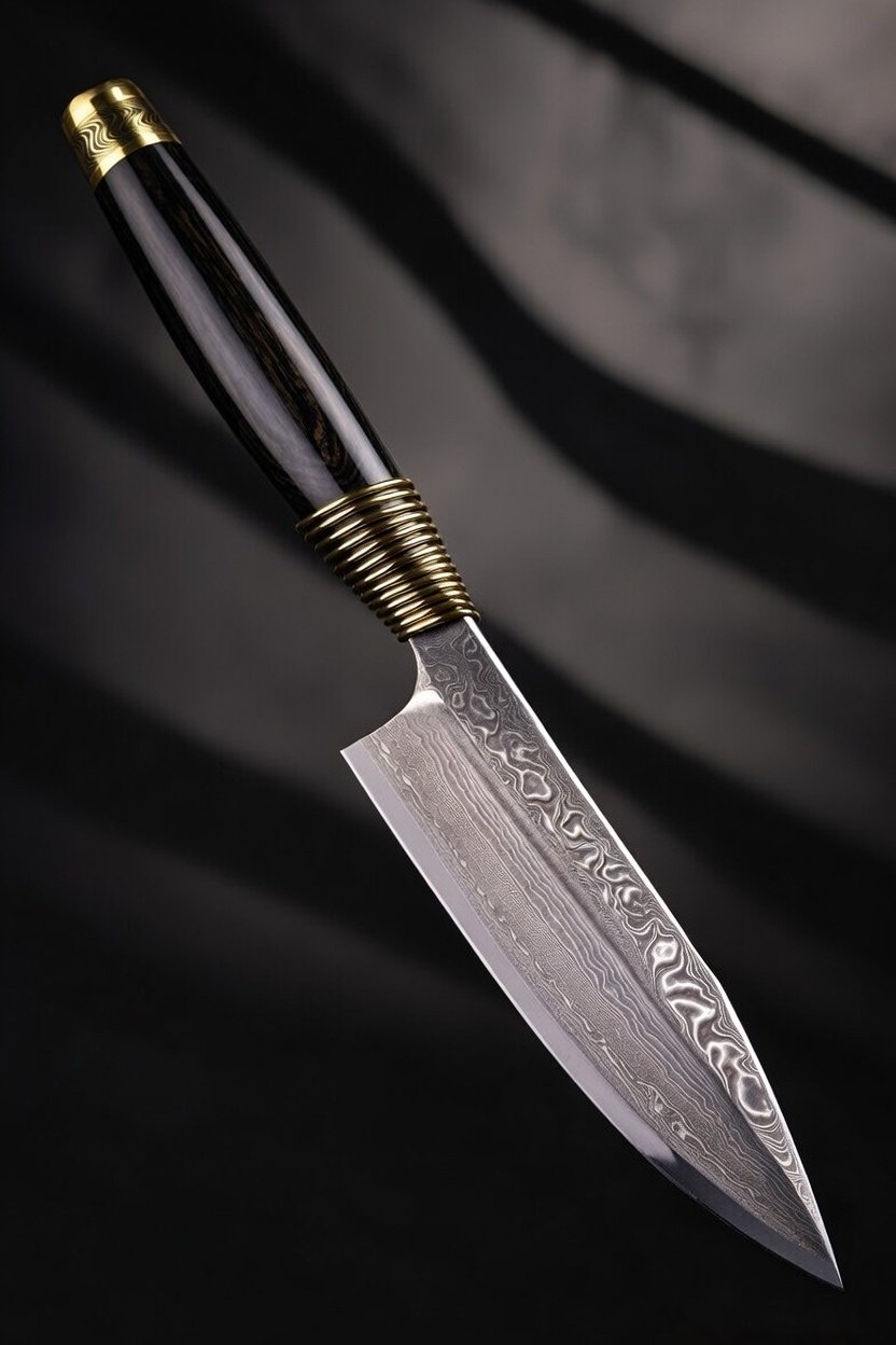 Obsidian Knife — Minimalist AI photography by Ashbourne Privè