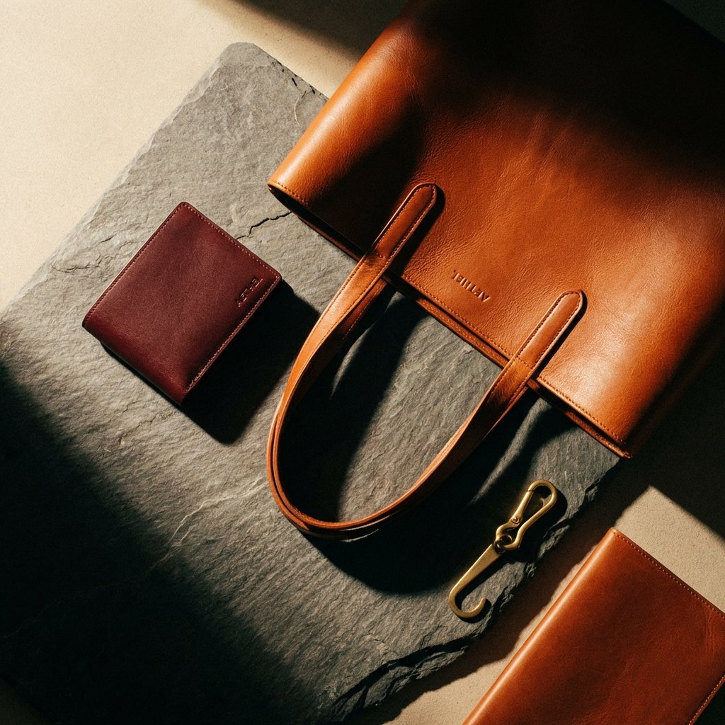 AI virtual styling for luxury accessories — high-detail close-up photography